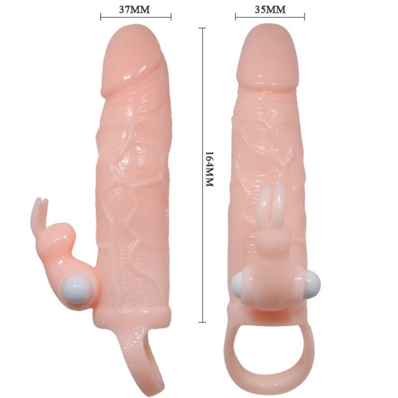 Comprar BAILE Brave Man Funda Con Estimulador Rabbit – Diseño Realista Para Placer Compartido-Noxtic
