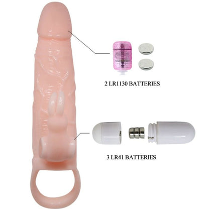 Comprar BAILE Brave Man Funda Con Estimulador Rabbit – Diseño Realista Para Placer Compartido-Noxtic