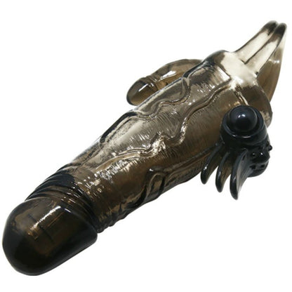 BAILE Brave Man Manicotto Vibrante Nero – Doppia Stimolazione per un Maggiore Piacere Condiviso