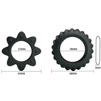 Comprar BAILE Kit 2 Anillos Silicona Flowering – Estimulación Confortable Para Mayor Placer-Noxtic