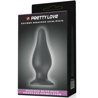 PRETTY LOVE Plug ergonomico in silicone da 15,4 cm – Design sommergibile con base a ventosa per una stimolazione confortevole