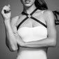 Comprar BIJOUX Indiscrets Maze Arnés Cruzado Negro – Diseño Elegante Con Correas Ajustables Para Estilizar El Pecho-Noxtic