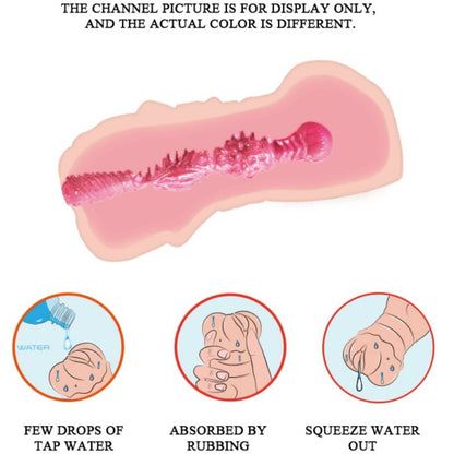 Comprar CRAZY BULL Masturbador Water Skin – Textura Realista Con Vibración Para Placer Intenso-Noxtic