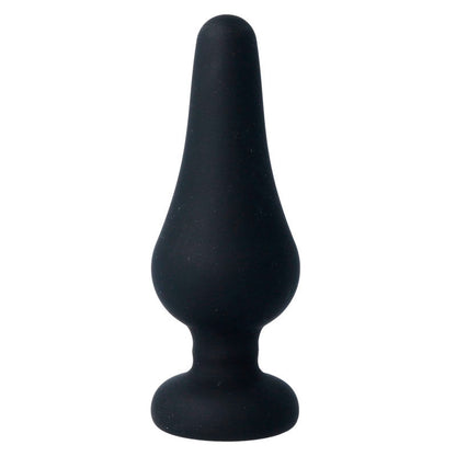Plug anale INTENSE Pipo L Nero – Silicone morbido per un piacere intenso