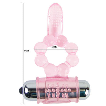 Comprar BAILE Anillo Silicona 10 Ritmos – Doble Vibración Para Estimulación Ampliada-Noxtic