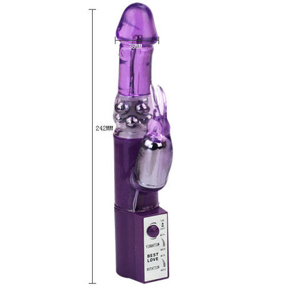 BAILE Hot Lady II Rotador Rabbit Pearl – Vibrador Con Doble Estimulación Y Diseño Brillante