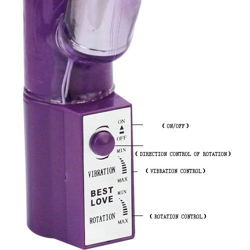 BAILE Hot Lady II Rotador Rabbit Pearl – Vibrador Con Doble Estimulación Y Diseño Brillante