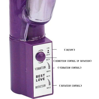 BAILE Hot Lady II Rotador Rabbit Pearl – Vibrador Con Doble Estimulación Y Diseño Brillante