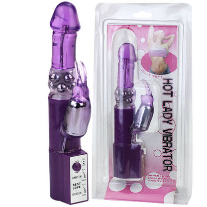 BAILE Hot Lady II Rotador Rabbit Pearl – Vibrador Con Doble Estimulación Y Diseño Brillante