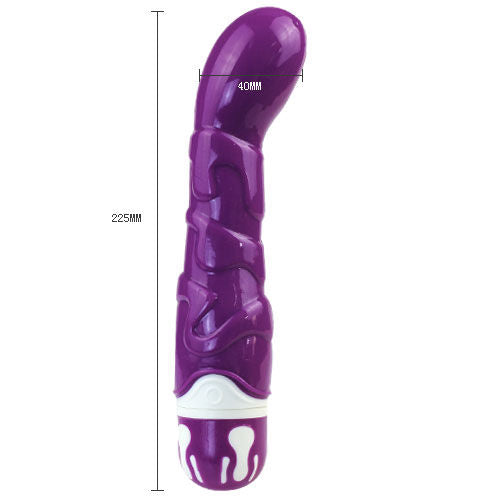 BAILE Vibrador Realista Violeta – Estimulador Con 10 Ritmos De Vibración Potentes