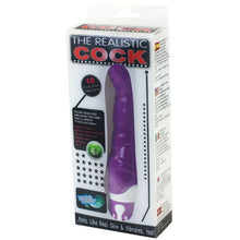 Comprar BAILE Vibrador Realista Violeta – Estimulador Con 10 Ritmos De Vibración Potentes-Noxtic