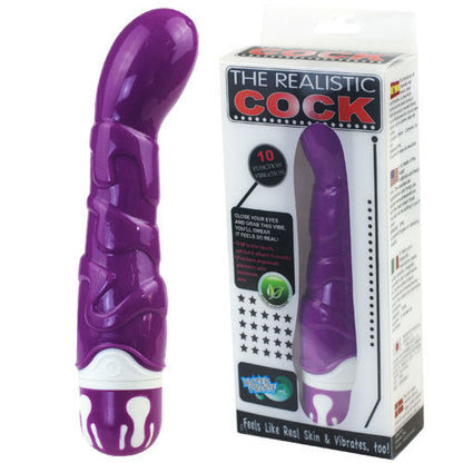 BAILE Vibrador Realista Violeta – Estimulador Con 10 Ritmos De Vibración Potentes