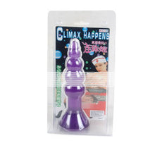 BAILE Climax Happens Plug Anal 17 Cm – Diseño Ondulado Con Ventosa Para Comodidad Ideal