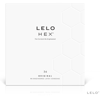 Comprar LELO HEX Preservativo Caja 36 Uds – Innovadora Estructura Hexagonal Para Mayor Sensibilidad-PRESERVATIVOS-Noxtic