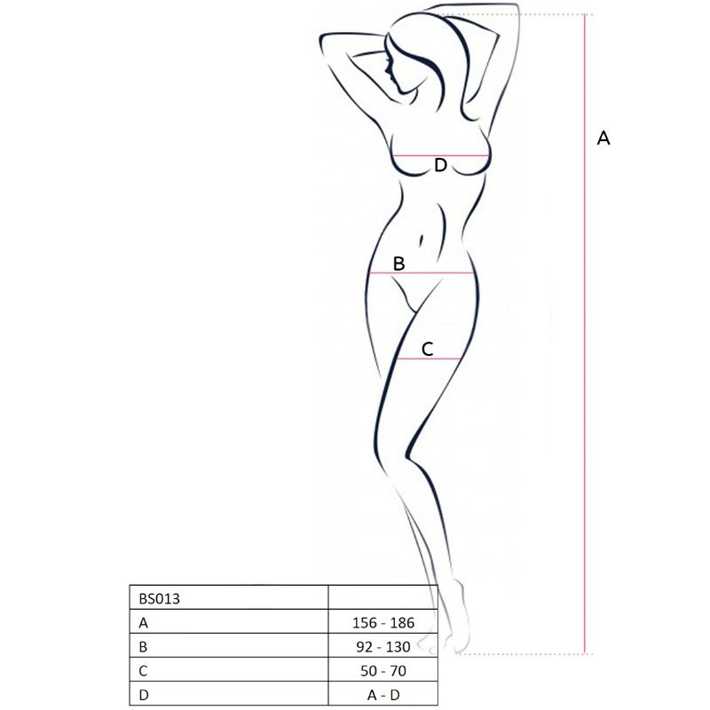 Comprar PASSION Woman BS013 Bodystocking Rojo – Diseño Sexy Con Comodidad Ideal Para Momentos Especiales-Noxtic