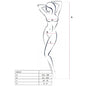 Comprar PASSION Bodystocking Negro Talla Única – Diseño Sexy Con Abertura En La Pierna-Noxtic