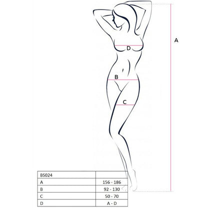 Comprar PASSION Bodystocking Blanco Talla Única – Diseño Sexy Con Bordados Elegantes-Noxtic