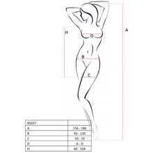 PASSION Woman BS027 Bodystocking Blanco – Diseño Sexy y Ajuste Perfecto Para Comodidad Diaria