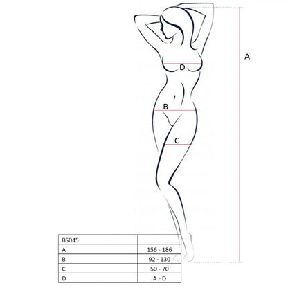 Comprar PASSION Bodystocking Blanco Talla Única – Diseño Sexy Para Mayor Confianza y Estilo-Noxtic