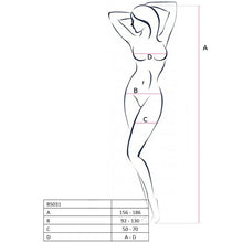 Comprar PASSION Woman BS031 Bodystocking Blanco Talla Única – Lencería Elegante Con Diseño Atractivo Para Comodidad Sensual-Noxtic