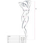 Comprar PASSION Woman BS031 Bodystocking Negro Talla Única – Diseño Elegante Para Una Sensación Seductora-Noxtic
