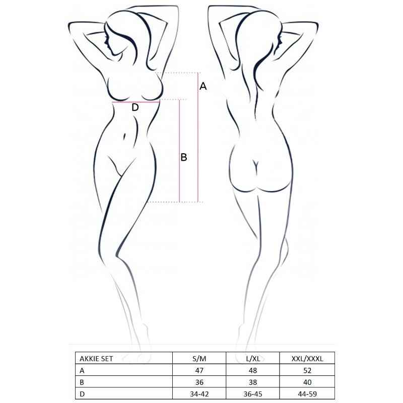 Passion Woman Akkie Set Disfraz Enfermera L XL – Disfraz Elegante Para Momentos Especiales