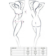 Comprar Passion Woman Canne Set Negro Talla S/M – Conjunto Elegante Para Autoexploración Con Estilo-Noxtic