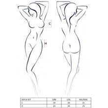 Passion Woman Sayla Set Negro Talla S/M – Conjunto De Lencería Elegante Para Comodidad Y Estilo