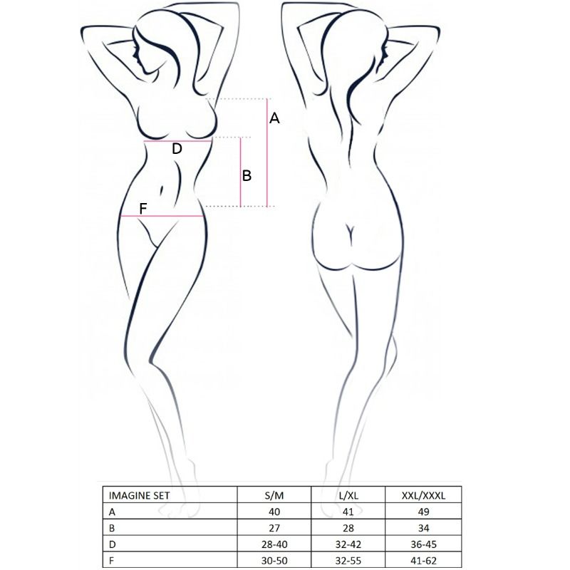 Passion Woman Imagine Set Taglia L XL – Elegante set per comfort e stile nella tua esplorazione personale