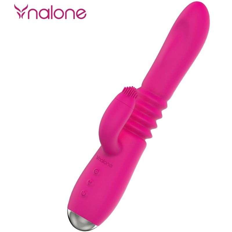 NALONE Vibrador Up and Down Rabbit – Diseño Ergonómico Con Rotación Para Placer Personalizado