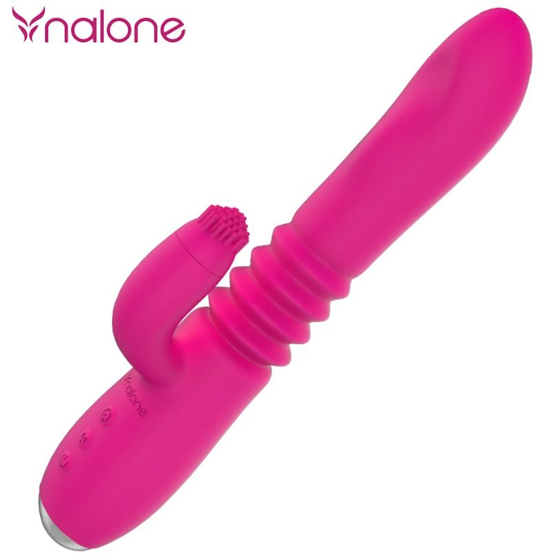 NALONE Vibrador Up and Down Rabbit – Diseño Ergonómico Con Rotación Para Placer Personalizado