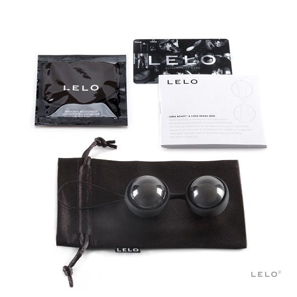 LELO LUNA Beads Noir – Eleganti palline di Kegel per esercizi di salute e piacere