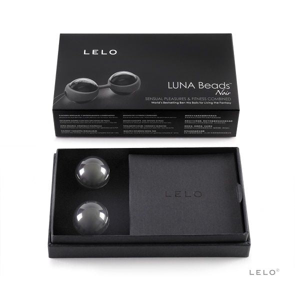 LELO LUNA Beads Noir – Eleganti palline di Kegel per esercizi di salute e piacere