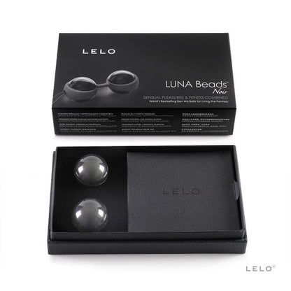 LELO LUNA Beads Noir – Eleganti palline di Kegel per esercizi di salute e piacere
