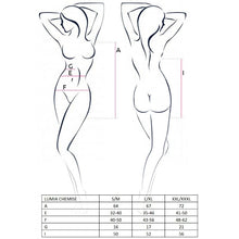 PASSION Donna Lumia Chemise Nero Taglia S/M – Design Elegante con Comfort Ideale