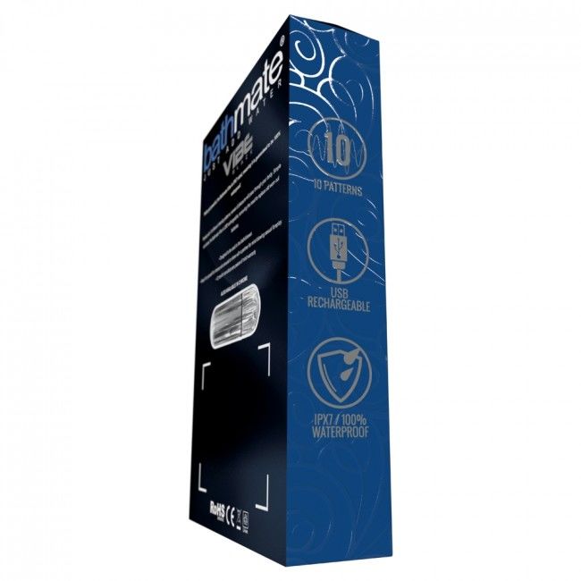 Vibratore BATHMATE Vibe Silver Bullet – Potente stimolatore ricaricabile con 10 modalità di vibrazione