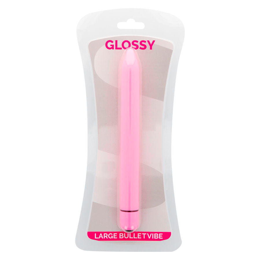 Vibratore rosa sottile GLOSSY – Design ergonomico per un piacere discreto