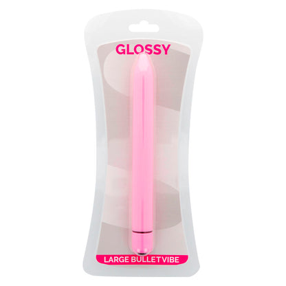 Vibratore rosa sottile GLOSSY – Design ergonomico per un piacere discreto