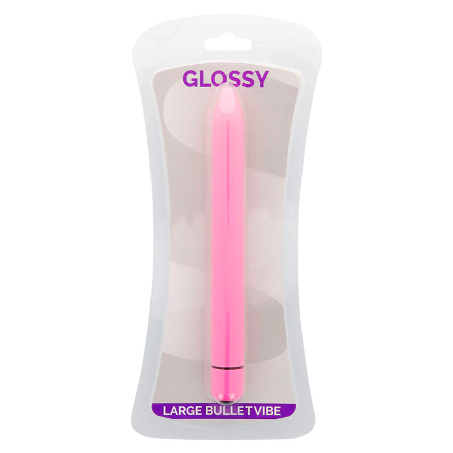 GLOSSY - SLIM INTENSE PINK VIBRATOR