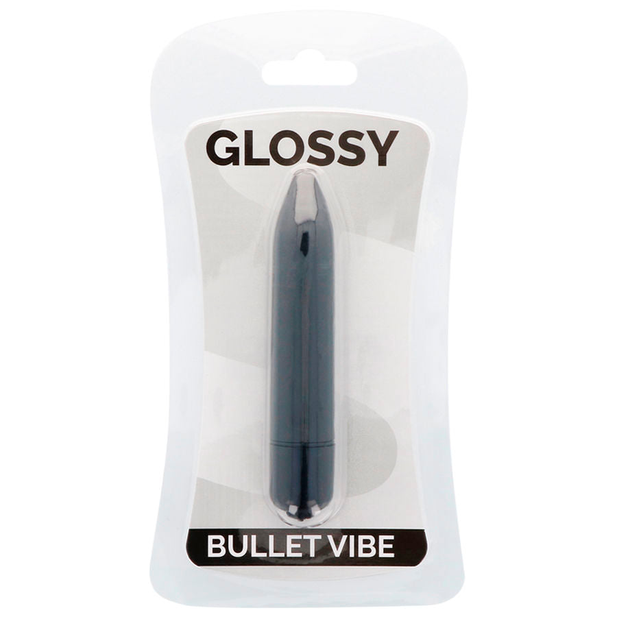 Comprar GLOSSY Thin Vibrador Negro – Diseño Elegante Para Placer Discreto-Noxtic