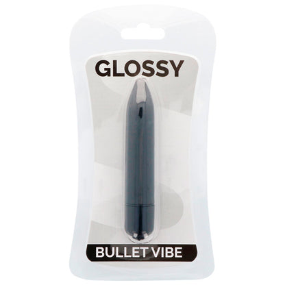 Comprar GLOSSY Thin Vibrador Negro – Diseño Elegante Para Placer Discreto-Noxtic