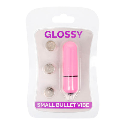 GLOSSY - SMALL PINK VIBRATING BULLET