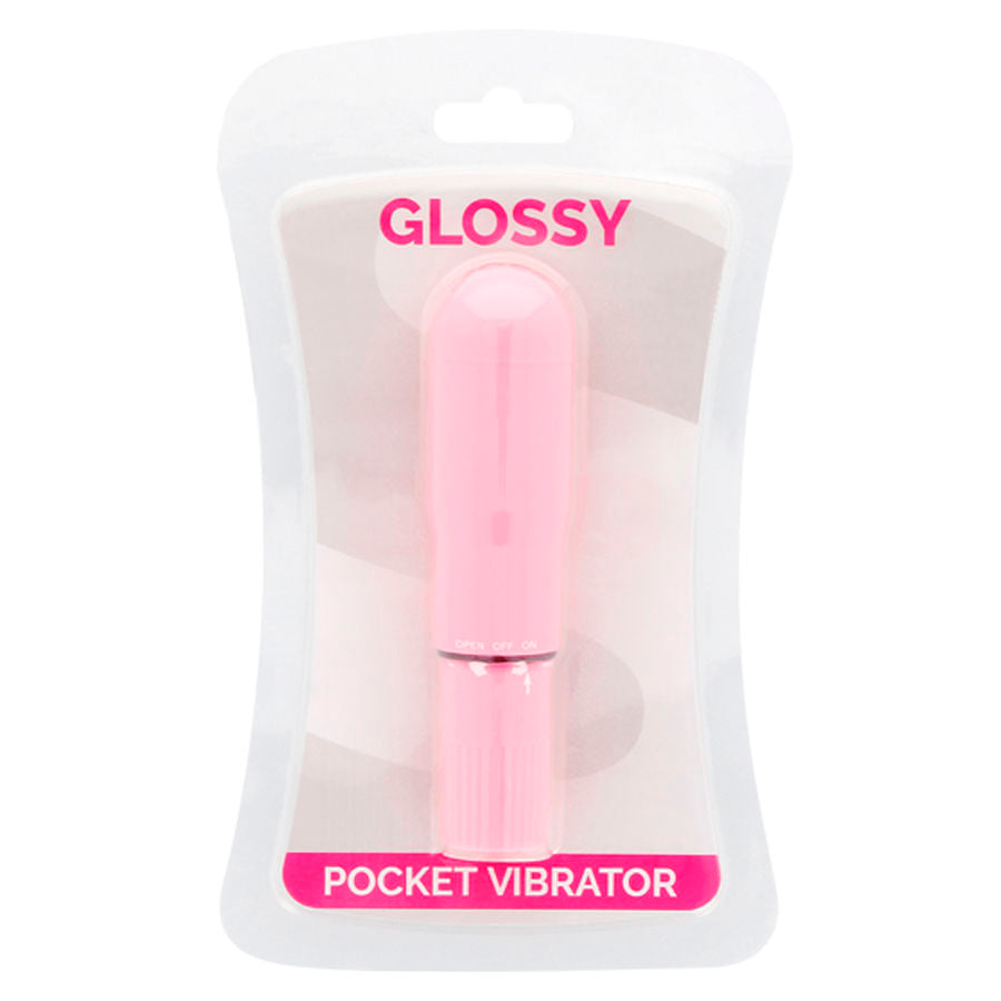 Vibratore tascabile lucido rosa – Compatto ed elegante per il piacere ovunque