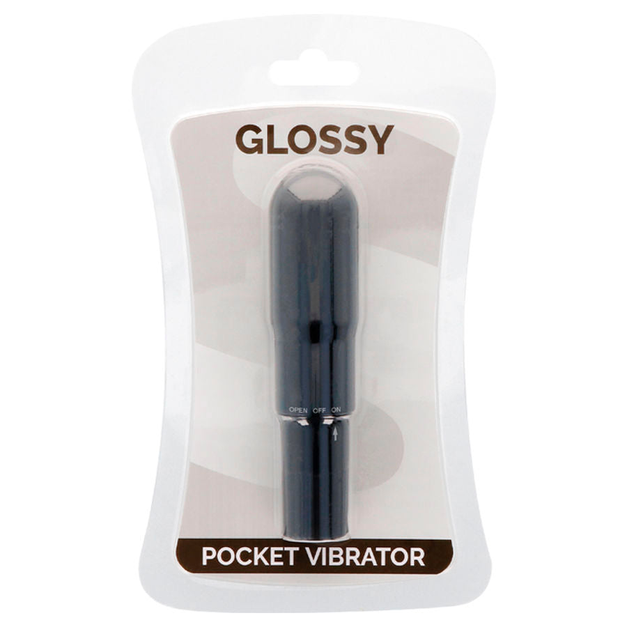 Comprar GLOSSY Pocket Vibrador Negro – Vibrador Silencioso Resistente Al Agua Para Uso Diario-Noxtic