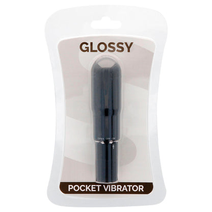 Comprar GLOSSY Pocket Vibrador Negro – Vibrador Silencioso Resistente Al Agua Para Uso Diario-Noxtic