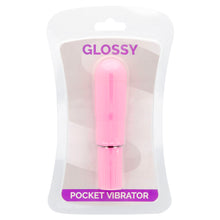 GLOSSY Pocket Vibrator Intense Pink – Vibratore impermeabile con vibrazioni silenziose