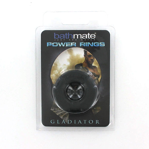 BATHMATE Anillo Gladiador Negro – Anillo Flexible Para Mayor Duración De Erección