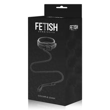 FETISH SUBMISSIVE - NOPRENE-LINED CHAIN ​​COLLAR