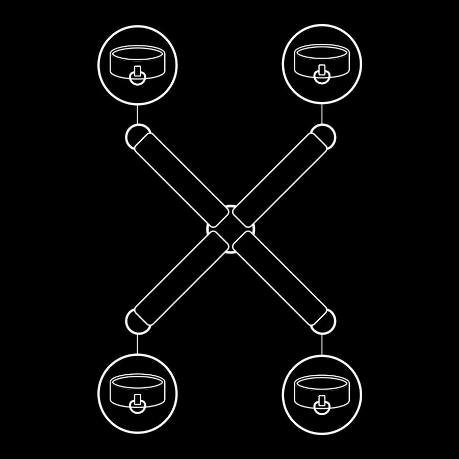 FETISH SUBMISSIVE - VEGAN LEATHER HANDCUFFS