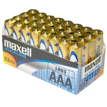 Comprar MAXELL Pila Alcalina AAA LR03 Pack 32 – Energía Confiable Para Dispositivos Electrónicos-Noxtic